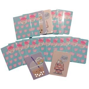 Yoobi Mini Journals (Qty 19) Different Designs NEW Snoopy Kawaii Barbie Resale
